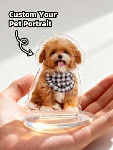 1-2 piezas Soporte acrílico personalizado con foto de mascota - Decoración acrílica personalizada con foto, Soporte acrílico para exhibir imagen personalizada, Adecuado para el hogar, dormitorio, oficina, colorido y de alta calidad, lindo y único, regalo perfecto para amantes de las mascotas, amigos, familia, ideal para aniversario, cumpleaños, Día de los Caídos - Multicolor 3 - Ver 3
