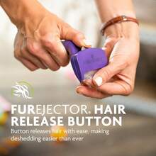 Furminator P-92916 Deslanador Pelo Corto Gato Mediano/Grande Estándar Verde - Morado - Ver 9