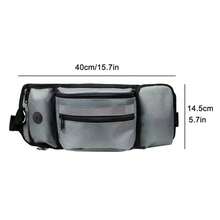 1PC Hands Free Dog Treat Pouch With Bottle Holder Large Capacity Running Waist Bag Reflective Stitches Poop Bag Dispenser - Multicolor - View 5