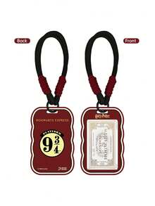 Harry Potter Girl's Cardholder Case, Student ID/Meal Card Protective Cover, Hogwarts School Style Bag Charm & Storage Card Wallet For Commute Outing Party Christmas Halloween Birthday Gift For Women & White-Collar Workers - Multicolor - View 9