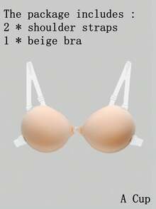 ideaCCSZ 5cm Thick Adhesive Bra, Invisible Bra, Bust Enhancing, Push Up, Shaping Small Bust Strapless Bra, Enhancing Cleavage, Suitable For Strapless Dresses, Evening Gowns, Wedding Dresses, Super Lifting Push-Up Bra - Multicolor - View 14