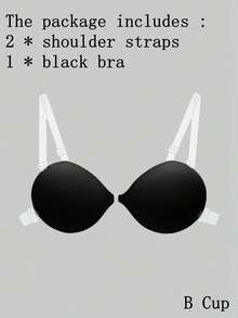 ideaCCSZ 5cm Thick Adhesive Bra, Invisible Bra, Bust Enhancing, Push Up, Shaping Small Bust Strapless Bra, Enhancing Cleavage, Suitable For Strapless Dresses, Evening Gowns, Wedding Dresses, Super Lifting Push-Up Bra - Multicolor - View 12