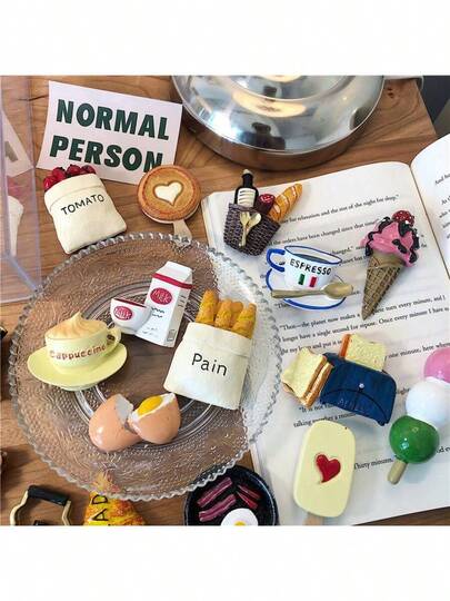 2026 Fashionable Toy - Lovely Aunt Fridge Magnet - 3D Creative Magnetic Sticker - Realistic Food Bread - Memo Pad Magnetic - High Quality Toy - Wear-Resistant/Abrasion-Resistant - Suitable For Desktop Decoration - Easter Basket Filler - Easter Gift - Stress Relief Hanging Decor - Birthday Gift - Perfect Gift - Surprise Toy