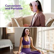 Chinstrap For Sleeping, V-Line Lifting Chinstrap, V-Line Mask, Reusable Face Strap, Chin Up Patch, V-Shaped Belt, Shaped Face Mask For Sagging - Màu tím - Xem 6