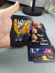 10/55pcs Spanish Pokémon Cards Metal Pokemon Letters Spanish Pokemon Iron Cards Mewtwo Pikachu Gx Charizard Vmax Cartas Pokémon Vmax - Multicolor - View 4