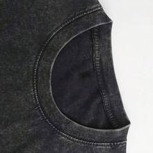 [ New Women ] God's Plan Unisex Washed-Shirt, Christian Shirts, Vintage 90s Graphic Tee, Top Womenswear Cotton Streetwear Summer, Her, Mom, Womenswears WUZU - màu đen - Xem 5