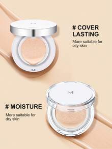 MISSHA Air Cushion Foundation - Lightweight Texture, Strong Coverage, Long-Lasting, Waterproof And Oil-Free, Contains Moisturizing Ingredients, Satin Finish, Suitable For All Skin Tones In Light Beige (Refill Included) - 21 - View 6