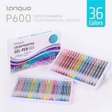 Langer's Latest P600 Super Bright Gel Pen Plus, 1.0mm Thicker Stainless Steel Nib, Stainless Steel Cutting Craft, High Hardness Tungsten Carbide Ball, Super Large Capacity Ink (2.2g Super Large Capacity Ink), One Pen's Ink Equivalent To Six Regular Pen Refills, Exquisite High-End Gift Box Packaging, Convenient Storage - Multicolor - View 5