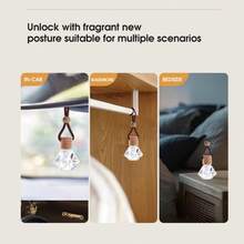 FORMBO 2pcs/Set 2026 New Flameless Car Diffuser, 8ml, Convenient Hanging On Car Air Vent Or Rearview Mirror, Adjustable Position, Suitable For Various Car Models, Also Applicable For Wardrobe, Entrance, Handbag And Other Spaces - Multi Scents - View 4