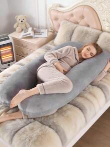 Pregnancy & Nursing Pillow | Body Support Sleep & Feeding Pillow, Grey