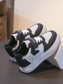 Kids/Teens Low-Top Sneakers/Casual Shoes/Skate Shoes/Travel Shoes, Anti-Slip - Black - View 5