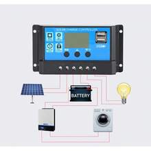 100A Solar Panel Charge Controller - 黑色 - 查看 4