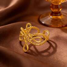 The Celtic Witch Wears A Ring. This Stainless Steel Open-Ended Ring Is Adjustable And Suitable For Wearing At Weddings, Birthday Parties, And For Daily Leisure Occasions. - Witch's Ring - View 3