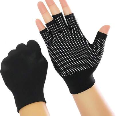 Unisex Anti-Slip Five Finger Gloves, Durable, Suitable For Outdoor Sports And Fishing, Great Valentine's Day Gift