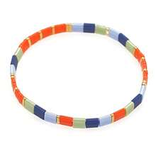 1 chiếc vòng tay TILA nhiều màu sắc thời trang, vòng tay TILA phong cách Bohemian, vòng tay hạt vuông, phụ kiện thời trang nữ, thích hợp để đeo hàng ngày, quà tặng cho gia đình, bạn bè, người yêu, sinh nhật, ngày lễ. - Nhiều màu - Xem 10