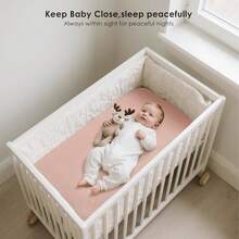 2 Packs Muslin Bassinet Sheets, Soft Bedside Sleeper Bassinet Sheets, Compatible With Baby Delight, Dream On Me, AMKE And Other Rectangle Mattress, Bedside Sleeper Bassinet Fitted Sheets For Boys And Girls