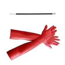 2 Peças Conjunto de Luvas e Porta-Cigarros Vintage Longo, Adequado para Festas com Tema Retrô, Chás de Panela, Despedidas de Solteira, Galas, Sessões Fotográficas, Feriados, Réveillon, Encontros no Dia dos Namorados, Aniversários - A - Visão 22