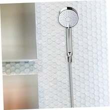 Set de 2 Soporte para Regadera de Mano de Acero Inoxidable 304, Base Fija Ajustable, Compatible con Cabezales Estándar, Anticorrosión y Fácil Instalación - como se muestra en la figura - Ver 9