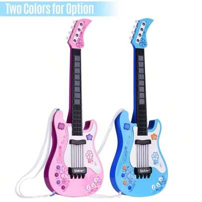 Children's Electric Guitar Music Toy, For Early Education And Electronic Music Enlightenment, A Perfect Gift For Boys And Girls