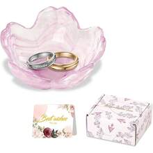 ¡RecomendadoRegalo para mujer, ideal para regalo de cumpleaños, para mujer, almacenamiento de joyas, bandeja vacía de bolsillo, decoración para el hogar, salón, decoración de habitación, idea, regalos de Navidad¡Top de Temporada - Fantasía púrpura - Ver 16