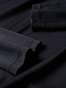 3pcs Men's Long Sleeve T-Shirts, Crew Neck Design And Solid Color Regular Fit, Suitable For Spring And Autumn Seasons. Applicable For Various Occasions Including Daily Commute, Casual Home Wear, Hangout With Friends, And Light Outdoor Activities. Also An Excellent Gift For Boyfriends Or Husbands. - Multicolor - View 4