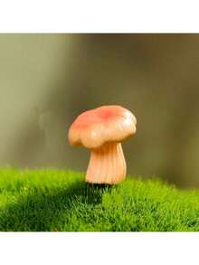 20pcs Mini Mushroom Crafts - Miniature Fairy Garden Mushrooms, Small Resin Mushroom Decorations, Realistic Mushroom Miniatures And Bonsai Style Micro Landscape Decorations. - Multicolor - View 9