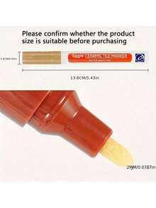 瓷砖填缝笔，适用于厨房/浴室墙地砖的着色和裂缝修补，防水防霉 - 彩色 - 查看 5