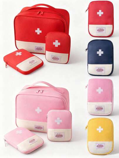 Small Portable Medical Bag For Travel And Home, 1 / 3 Small Storage Bag, Convenient Travel Medical Bag, Travel Organizer For Summer Holidays And Back To School, Medical Bag, Medicine Storage Bag, Medicine Organizer, Travel Accessories, Travel Organizer, Travel Essentials, Travel Items, Travel Bag, College Vacation, Cruise, Summer Vacation, Essentials For Camping, Hiking And Fishing, Valentine's Day Gift,Ramadan Gift