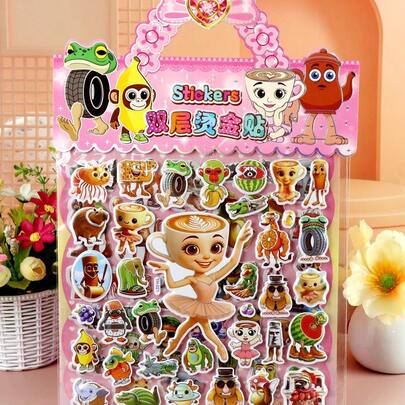 山海经典贴纸套装，双层贴纸，手工贴纸，笔记本贴纸，手机贴纸，适合与朋友和同学分享