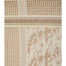 VIVIAN & VINCENT Shemagh Tactical Desert Scarf Keffiyeh Cotton Scarf Wrap For Men And Women - 迷彩淺卡其色 - 查看 4