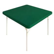 Cocktail Fitted Spandex Stretch Square Table Covers Caps Elastic Square Tablecloth Hunter Green Table Topper 34x34 Inch,34inchx34inch(Square),HunterGreen - Huntergreen - View 3
