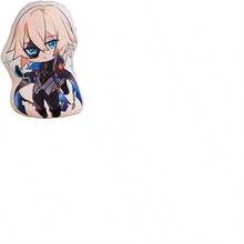 Cojin Almohada |  Personajes Chibi Kawaii | con Relleno Decorativo Poliester Suave Hogar | Listo para Usar Diseo Artistico Durable | Gaming Videojuegos (con Relleno 30x50cm) (Klee) - Klee - Ver 6