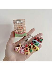 24个水豚盲盒，生日礼物水豚盒，水豚惊喜礼物，可爱卡通小摆件，派对小礼物，圣诞礼物，万圣节装饰，圣诞装饰 - 彩色 - 查看 12