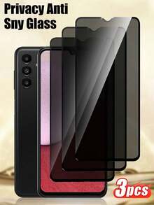 3 件/包钢化玻璃屏幕保护膜，带黑边，适用于三星手机，防偷窥，防刮，防摔，适用于三星 Galaxy S21FE/S23FE/A54/A15/A31/A34/A35/A55/M53/M54/M55/S23/S24/S25 Ultra/S25 Edge 防水防震防指纹全覆盖 - 黑色 - 查看 45