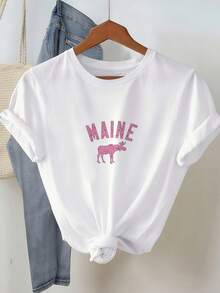 Women T-Shirts - White 1 - View 3
