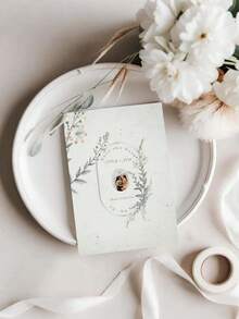 10pcs Customized Wedding Invitations, Personalized Wedding Cards, Elegant Wedding Invitation Cards, Wedding Greeting Cards, Wedding Invitations, Customized Wedding Invitations, Personalized Custom Wedding Invitations, Customized Photo Wedding Cards/Invitations, Wedding Celebration Cards, Simple Wedding Announcement Cards, Customize Your Content - Upload Your Photos & Text, Personalized Wedding Cards, Marriage Congratulations Cards | Wedding Souvenirs, Personalized Newlywed Bride And Groom Wedding Cards - Multicolor - View 9