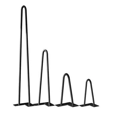 Set Of 4 Metal Hairpin Table Legs, For Dining Table, Desk And Stool, DIY