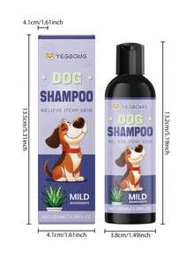 Dog Shampoo - Gentle Ingredients To Clean, Deodorize And Keep Pet Fur Smooth And Glossy