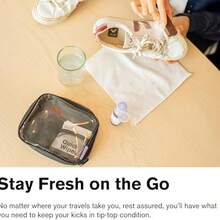 YEUSS WEWI Jason Markk Kit de limpieza de zapatos de viaje, limpiador de zapatos, juego de 5 piezas, tamao de viaje, ideal para calzado,  en piel, gamuza, nubuck, algodn, tejidos, Negro -, Talla unica - como se muestra en la figura - Ver 6