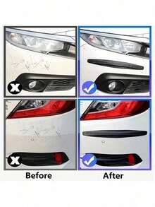 Carbon Fiber Anti - Collision Strips Cover The Entire Car Body! Scratch - Resistant, Collision - Resistant, And With A Huge Boost In Appearance, Instantly Transforming It Into A Track - Level Protective Vehicle! - Multicolor - View 5