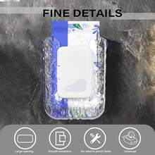 MEISO Caja de Almacenamiento de toallitas de Cocina, Titular de la Caja de pauelos Transparente, Moderno, Plstico, 2PCS Grey - 2 piezas grises - Ver 6