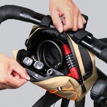 1PC Multi Functional Bicycle Handle Bag Outdoor Riding Waterproof And Insulated Front Beam Handle Storage Bag Motorcycle Portable Equipment Storage Front End Bag - Multicolor - View 13