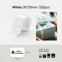 Cintas térmicas de etiquetas Niimbot - Rollos de pegatinas autoadhesivas blancas/de colores/transparentes, etiquetas de impresora compatibles con las impresoras térmicas portátiles mini Niimbot B1/B21/B3S/B31 - Multicolor - Ver 11
