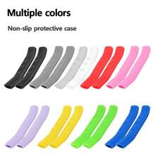 Brake Lever Grip Purple Red Blue Green Pink Silicone Protector For Mtb Bmx Scooter Bike Levers Cover Bicycle Accessories - Multicolor - View 6