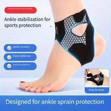 Attelle de soutien de cheville - Ajustement de compression robuste, haute élasticité douce, unisexe, convient pour le basket-ball, la course, l'entraînement de fitness - Choix idéal - Style aléatoire - Multicolore - Voir 4
