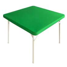Cocktail Fitted Spandex Stretch Square Table Covers Caps Elastic Square Tablecloth Green Table Topper 36x36 Inch,36inchx36inch(Square),Green - Green - View 3
