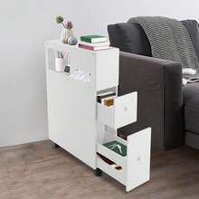 Bathroom Storage Cabinet, Narrow Floor Storage Cabinet, Storage Cabinet With Drawers,Small Bathroom Storage Cabinet For Small Spaces - Default - View 7