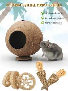 10 piezas Juguetes para roer de conejo, Juguetes para roer de hámster y conejo, Juguetes para roer naturales, Juguetes para roer de conejo y pájaro, Juguetes para limpiar los dientes, Juego de múltiples piezas, Set de 3 piezas, Set de 6 piezas, Set de 7 piezas, Set de 14 piezas, Set de 18 piezas, Set de 20 piezas, Regalo de juguetes para roer de animales pequeños - Multicolor - Ver 5