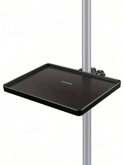 Bandeja universal para soporte de micrófono, adecuada para soportar trípode de piso, se puede usar para transmisión en vivo, tarjeta de sonido, micrófono, teléfono móvil y otros dispositivos. Soporte multifuncional para tarjeta de sonido de transmisión en vivo, adecuado para transmisión en vivo, grabación de karaoke, actuación de conciertos, artículo esencial para el hogar.