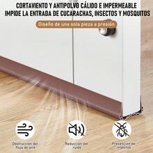CYPN100cm Guardapolvo para Puerta Cubre Polvo para Puerta Tope de Puerta Aislante Acustico Burlete Puerta Entrada Burlete Puerta Exterior e Interior MarronFashion - 222724434 - Ver 3